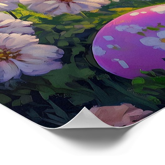 Cute Easter Bunny Poster (Hoek)