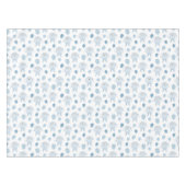 Cute Easter Bunny Rabbit Blue White Tea Pot Eggs Tafelkleed (Voorkant (Horizontaal))