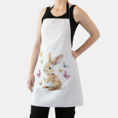 Cute Easter Bunny Rabbit Butterfly T-Shirt Schort (Insitu)
