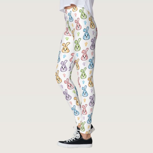 Cute Easter Bunny Rabbit Pattern | FEESTDAGEN Leggings (Links)