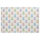 Cute Easter Bunny Rabbit Pattern | FEESTDAGEN Stof (Fat Quarter)