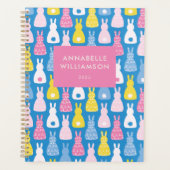 Cute Easter Bunny Rabbit Planner (Voorkant)