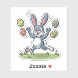 Cute Easter Bunny Rabbit Sticker