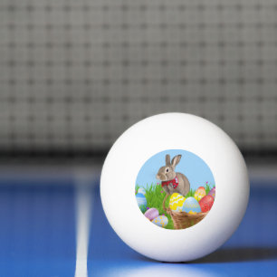 Cute Easter Bunnyfor voor een positieve stemming Pingpongballen