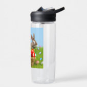 Cute Easter Bunnyfor voor een positieve stemming Waterfles (Links)