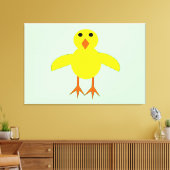 Cute Easter Chick Canvas Pri Afdruk (Insitu (Woonkamer))