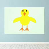 Cute Easter Chick Canvas Pri Afdruk (Insitu (Houten vloer))