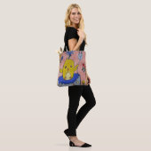 Cute Easter Chick Canvas tas (Op model)