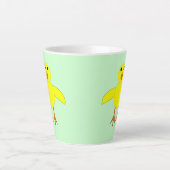 Cute Easter Chick Latte Mok (Voorkant)