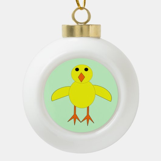 Cute Easter Chick Ornament (Voorkant)