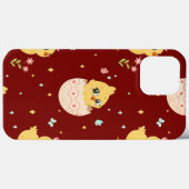 Cute Easter Chick with Pink Bow Seamless Pattern  Case-Mate iPhone Case (Achterkant (horizontaal))