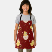 Cute Easter Chick with Pink Bow Seamless Pattern Schort (Insitu)