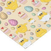 Cute Easter Chicken Pattern Korte Tafelloper (Hoek)