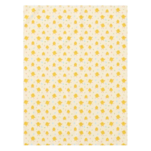 Cute Easter Chicken Pattern Tafelkleed (Voorkant)