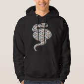 Cute Easter Egg Ball Python  Easter Day 2023 Hoodie (Voorkant)
