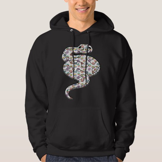 Cute Easter Egg Ball Python  Easter Day 2023 Hoodie (Voorkant)