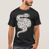 Cute Easter Egg Ball Python  Easter Day 2023 T-shirt (Voorkant)