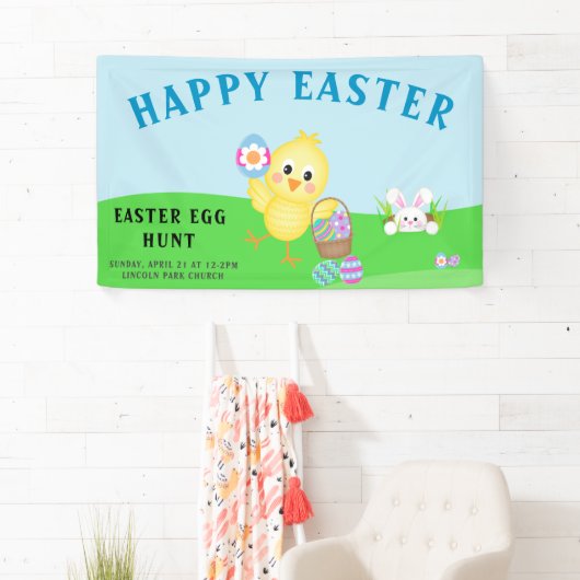 Cute Easter Egg Hunt Banner (Insitu)