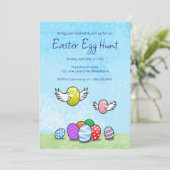 Cute Easter Egg Hunt Kaart (Staand voorkant)