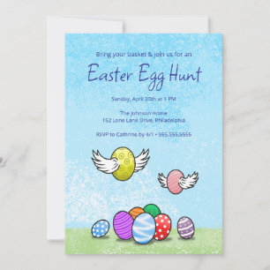 Cute Easter Egg Hunt Kaart