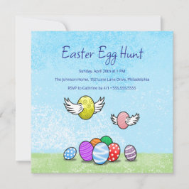 Cute Easter Egg Hunt Kaart