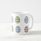 Cute Easter Eggs Mug style 2 (Devant droit)