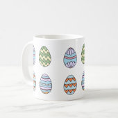 Cute Easter Eggs Mug style 2 (Devant gauche)
