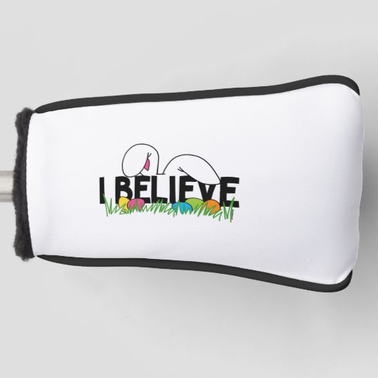 Cute Easter Gift Idee for French Bulldog Frenchie Golfheadcover (Voorkant)