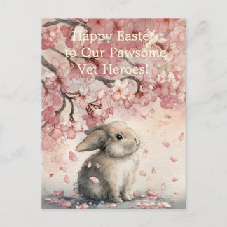 Cute Easter Postcard for Veterinary Personal Feestdagenkaart