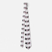 Cute Easter Rabbit Bunny Stropdas (Achterkant)