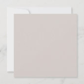 Cute Easter Rabbit in Minimalistic Style Flat Card (Achterkant)