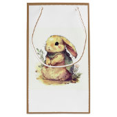 Cute Easter Rabbit Klein Cadeauzakje (Achterkant)