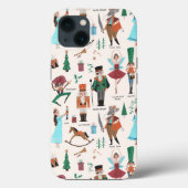 Cute Ecru Nutkraker Ballet Kerstfeestdag Case-Mate iPhone Case (Achterkant)