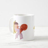 Cute écureuil Autumn Coffee Mug - Acorn & Fall (Devant gauche)