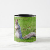 Cute écureuil gris Mug (Centre)