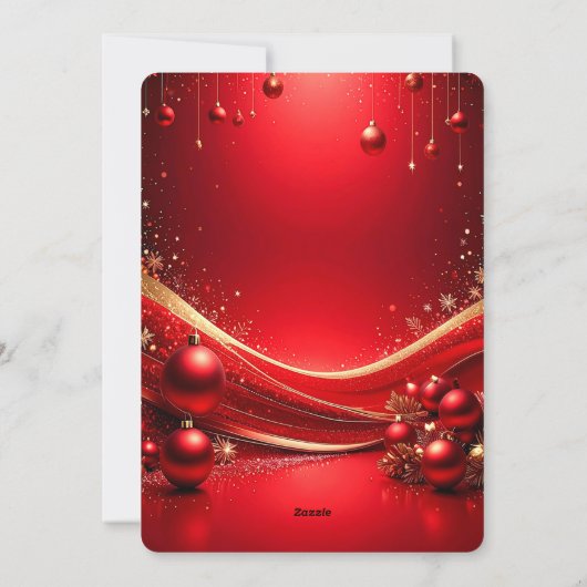 Cute Eend Kerst Vakantiekaart Feestdagenkaart (Achterkant)