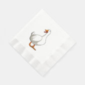 Cute Eend Ontwerp Mannen Watervogels Vogel Huisdie Servet (Hoek)