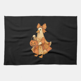 Cute Eend Patchwork Halloween Feest Theedoek