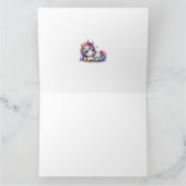 Cute Eenhoorn Kaart (Binnen)