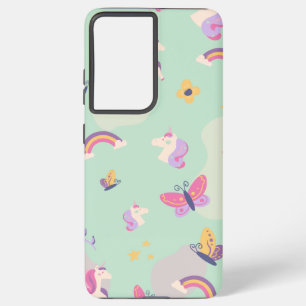 cute eenhoorn samsung galaxy S21 plus hoesje 
