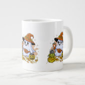 Cute Éffrayant Café Spécialité Mug (Devant droit)