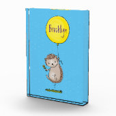 Cute egel en ballonpatroon van cartoon fotoblokken (Rechts)