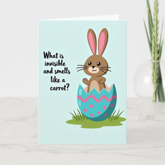 Cute Egg Creature Riddle Card Kaart (Voorkant)
