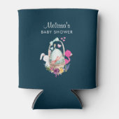 Cute Egg, Roze Flamingo & Bunny, Waterverf Blikjeskoeler (Voorkant)