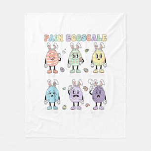 Cute Eieren Pijn Schaal Verpleegster Triage ICU Be Fleece Deken