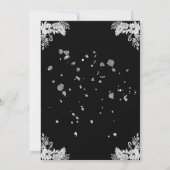 Cute Elegant Floral Quinceanera for Girl Birthday Kaart (Achterkant)