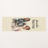 Cute Elegant Frenchie Ma Fitness Yogamat (Voorkant (horizontaal))
