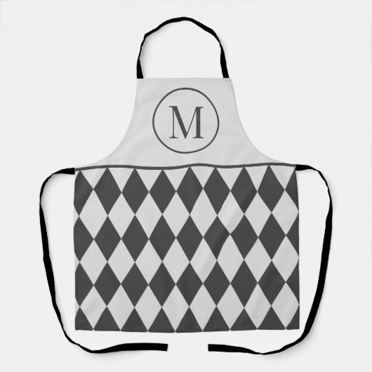 Cute elegant modern patroon schort (Voorkant)