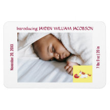 Cute Elegant New Baby Unicorn Birth Notice