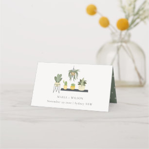 Cute Elegant Potted Leafy Succulent Planten Weddin